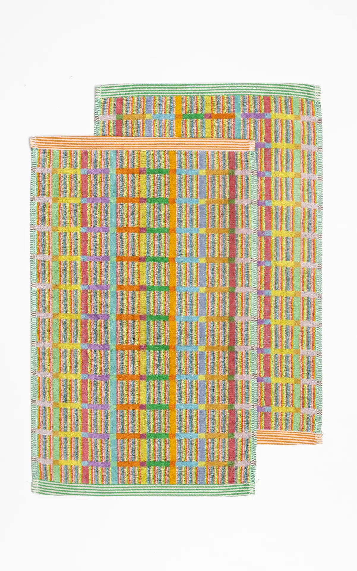 foekje fleur Gästehandtuch Duo "#70 criss cross"