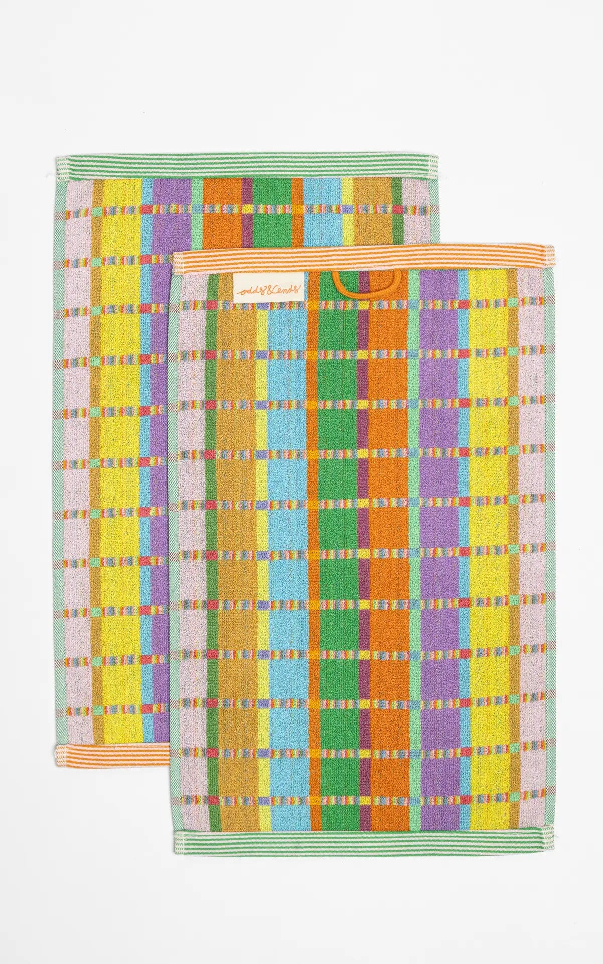 foekje fleur Gästehandtuch Duo "#70 criss cross"