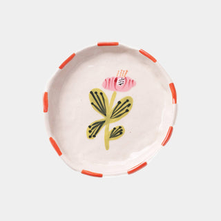 ChagoArt - Schale rosa Blume lang
