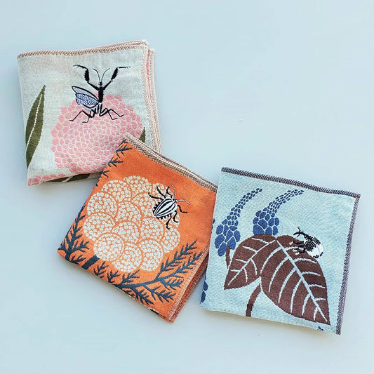 MinoCraft - Japanische bestickte Baumwollserviette