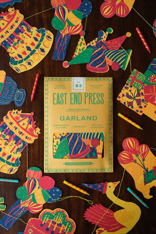 East End Press - Geburtstagsfeier, Genähte Girlande