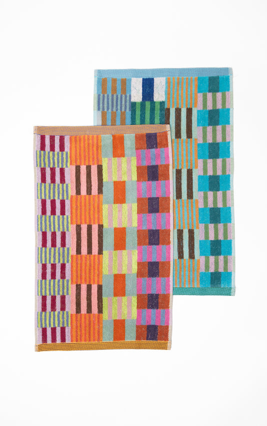 foekje fleur "#83 tulip quilt" Gästehandtuch Duo