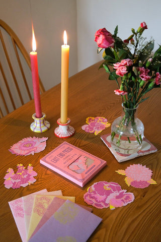 East End Press - Set mit floralen Notizkarten