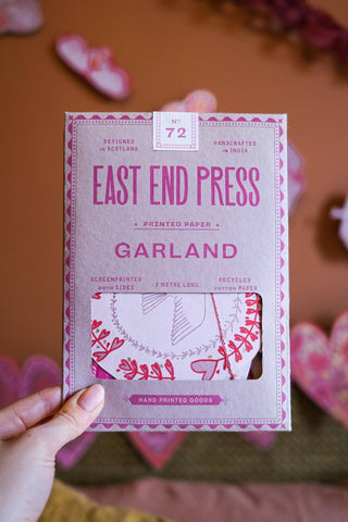 East End Press - Love Birds genähte Girlande