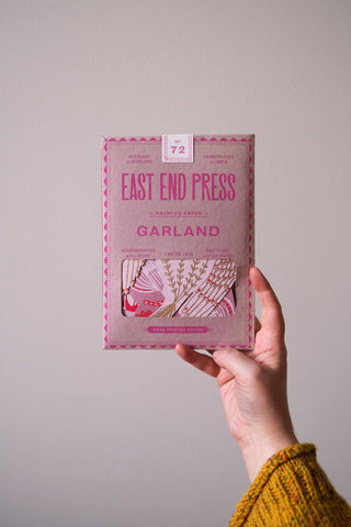 East End Press - Love Birds genähte Girlande