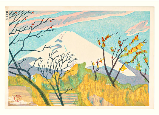 Dyb. "Fuji in Autumn"