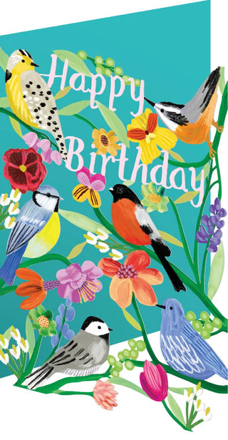 Roger la Borde Lasercut Karte "Birdhaven Birthday"