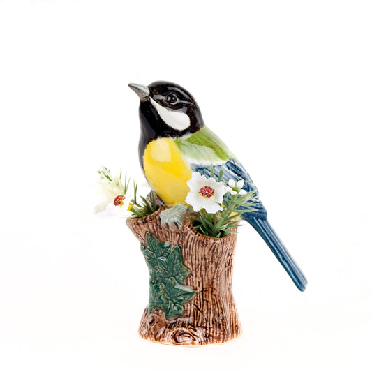 Quail Keramik Great Tit Minivase