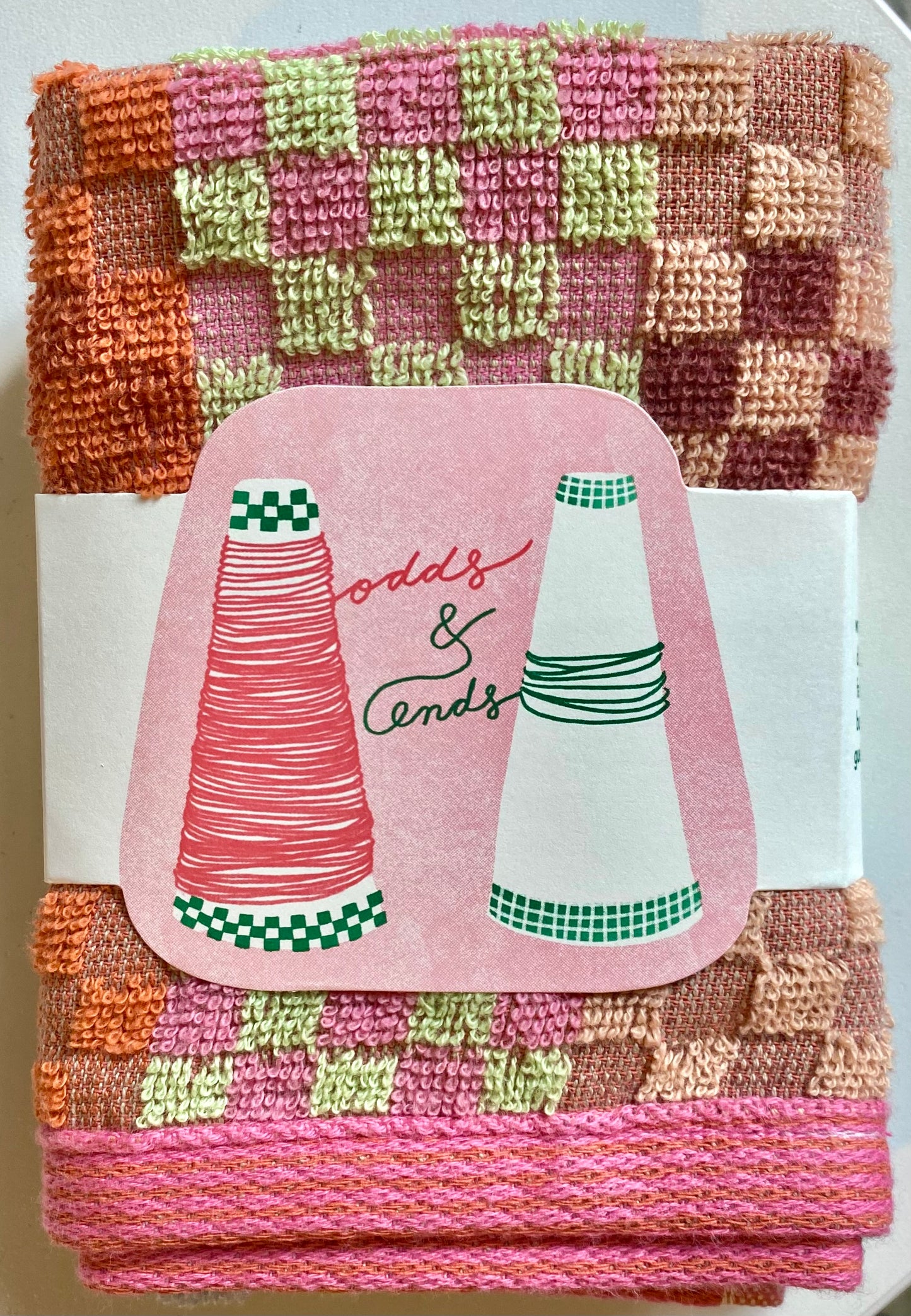 foekje fleur Multi Cloth Duo "#78 checkered check"