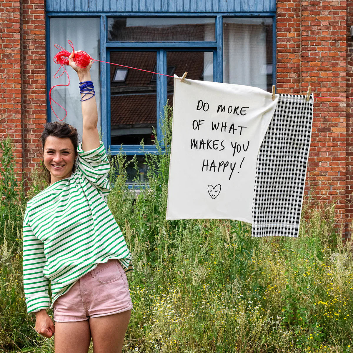 Helen B Geschirrtuch Set do more of what makes you happy