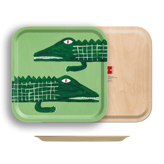 Avenida Home Mr. Croc Birkenholz Tablett