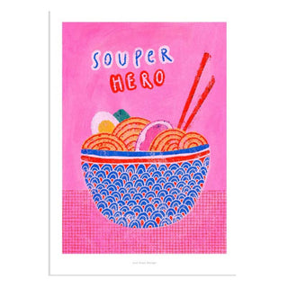 Poster klein JCD: Souper hero