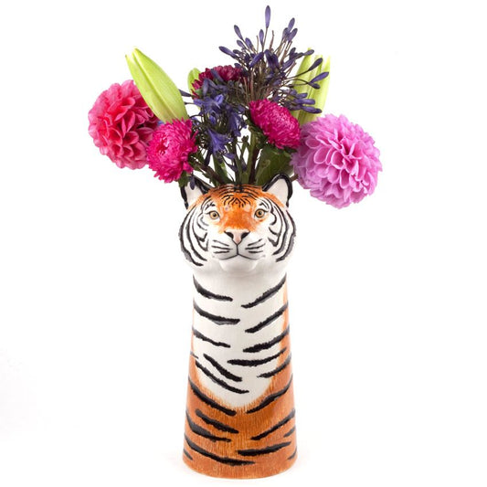 Quail Keramik Tiger Blumen Vase