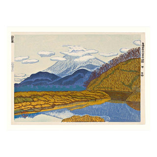 Dyb. "View of the sacred peak of mount Fuji"