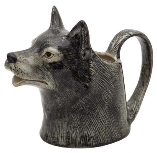 Quail Keramik Wolf Krug groß