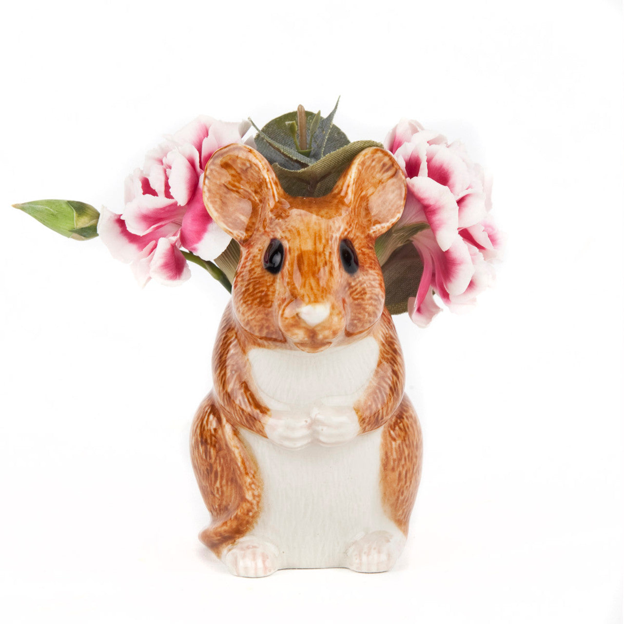 Quail Keramik Wood Mouse Minivase