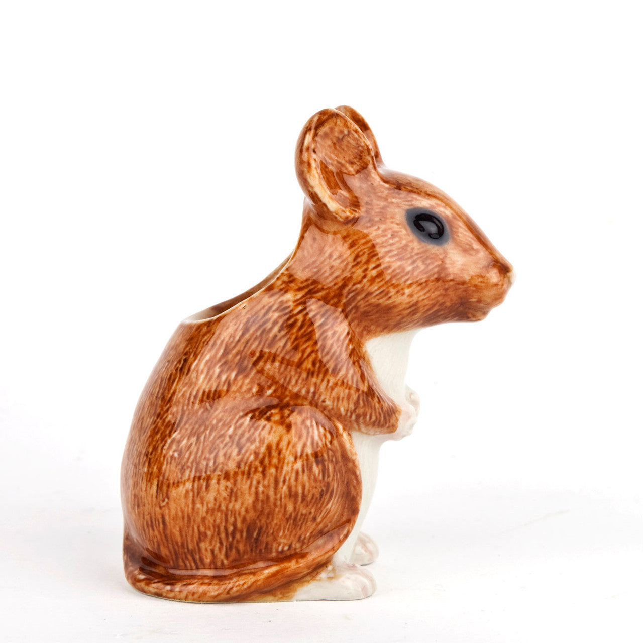 Quail Keramik Wood Mouse Minivase