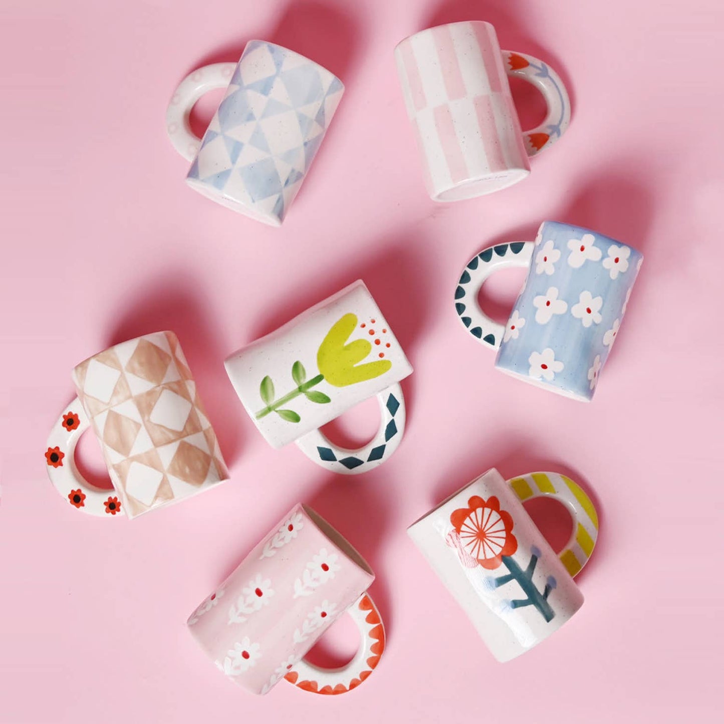 ChagoArt - Tasse rote Blume