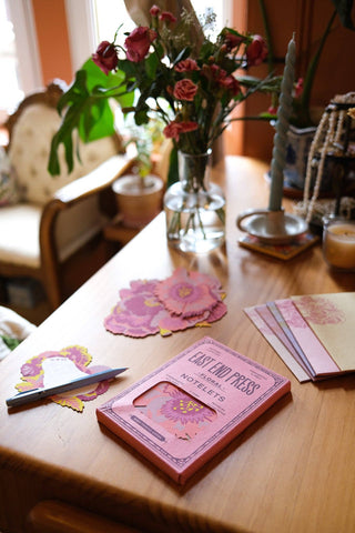 East End Press - Set mit floralen Notizkarten