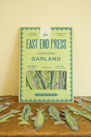 East End Press - Leckere Sardellen genähte Girlande