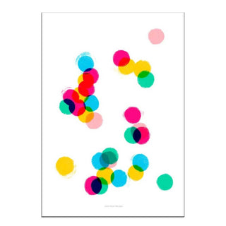Poster JCD: Colorful Abstract Confetti