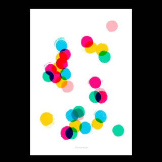 Poster JCD: Colorful Abstract Confetti