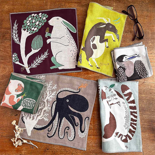 MinoCraft - Morita MiW besticktes japanisches Baumwollhandtuch