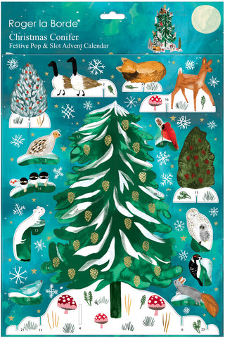 Adventskalender 3D Pop & Slot "Christmas Conifer"