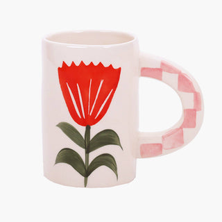 ChagoArt - Tasse rote Tulpe