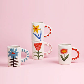 ChagoArt - Keramiktasse Sonnenblume