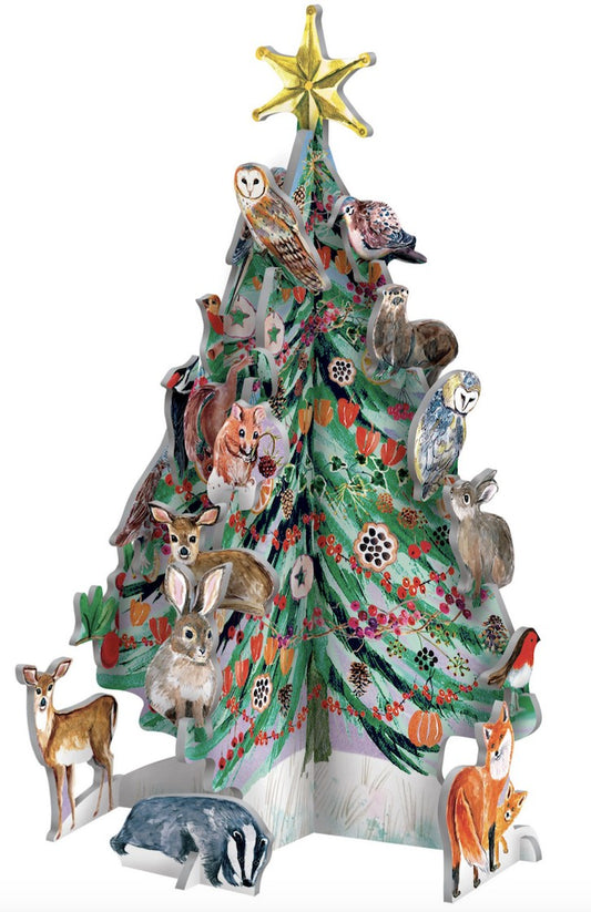 Adventskalender 3D Pop & Slot "Wild Winters Song Weihnachtsbaum (klein)"