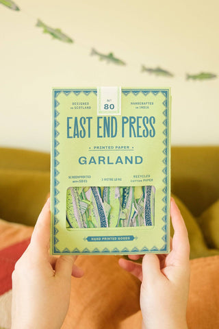 East End Press - Leckere Sardellen genähte Girlande