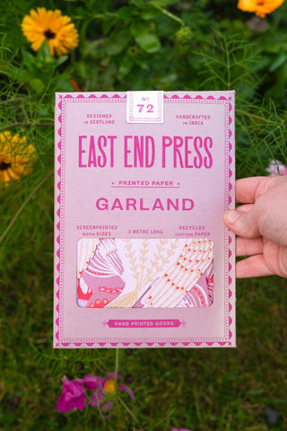 East End Press - Love Birds genähte Girlande