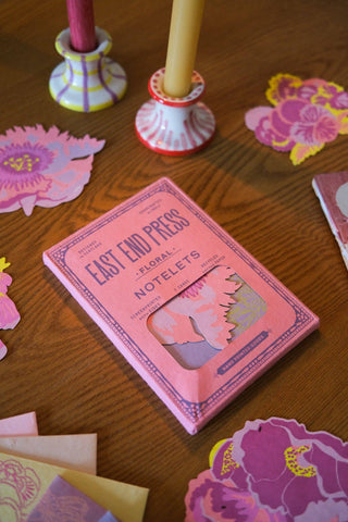 East End Press - Set mit floralen Notizkarten