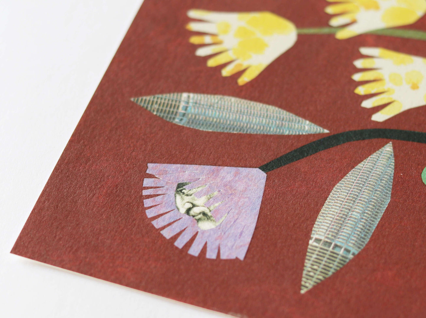 Hadley - Burgunderstrauß-Druck