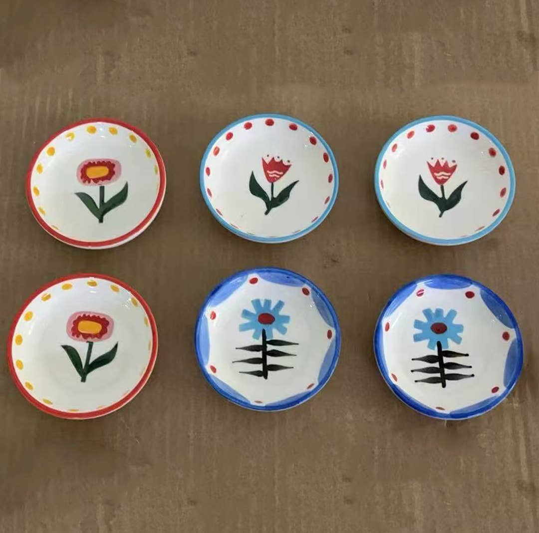 ChagoArt - Mini Schale rosa Blume