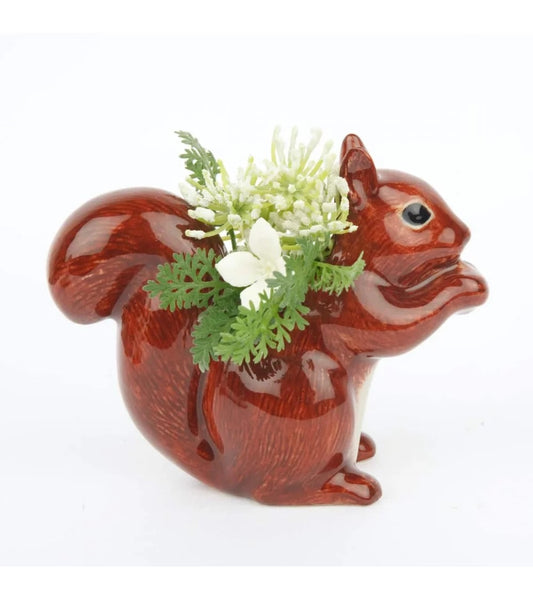 Quail Keramik Eichhörnchen Mini-Vase
