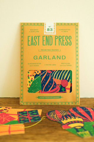 East End Press - Geburtstagsfeier, Genähte Girlande