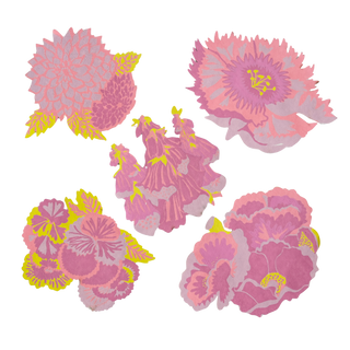East End Press - Set mit floralen Notizkarten
