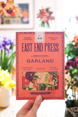 East End Press - Blumenstrauß, genähte Girlande
