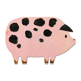 Geburtstagskarte Fleckiges Schwein von Mortlake Papers in Schweineform
