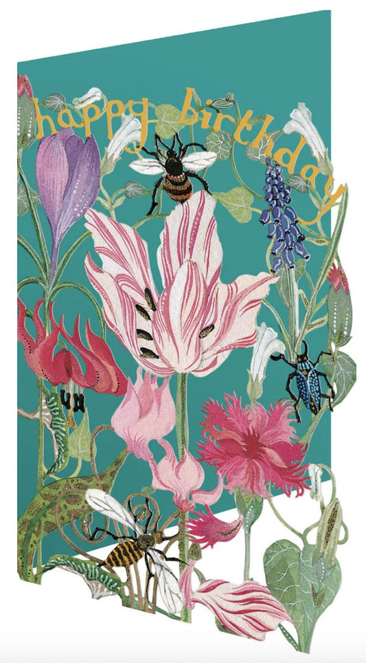 Roger la Borde Lasercut Karte "Happy Birthday"