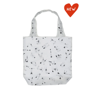 Helen B wiederverwendbarer Shopper ABC nude
