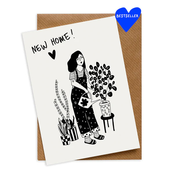 Helen B Karte + Umschlag New Home
