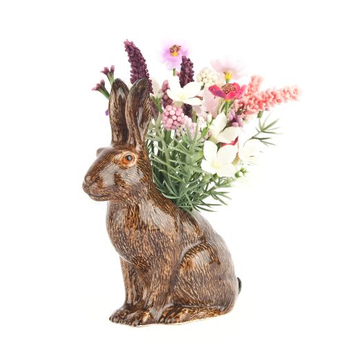 Quail Keramik Hase Mini-Vase