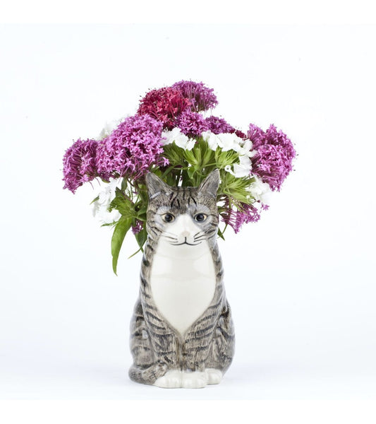 Quail Keramik Katze Millie Blumen Vase klein