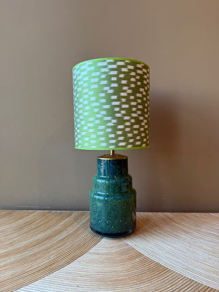 MadameGarage – Vintage-Lampe "Grün getupft"