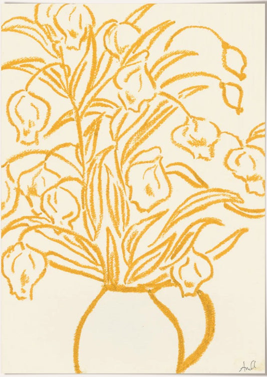 PSTR - La Poire "Yellow Flowers II"