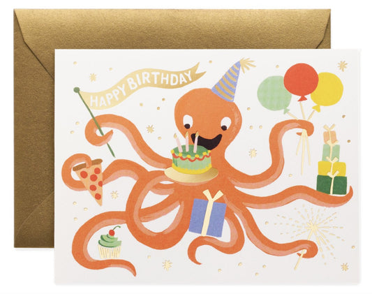 Rifle Paper Karte "Oktupus Geburtstag"
