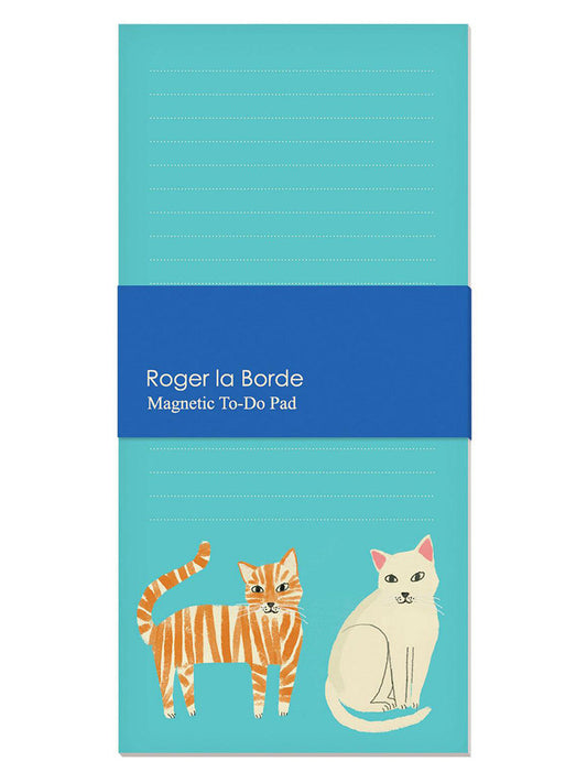 Roger la Borde Magnetic To-Do Pad "Katzen"